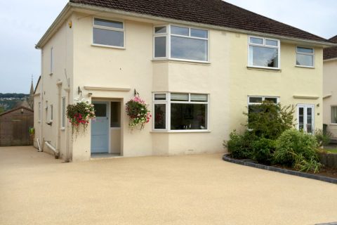 Resin driveway