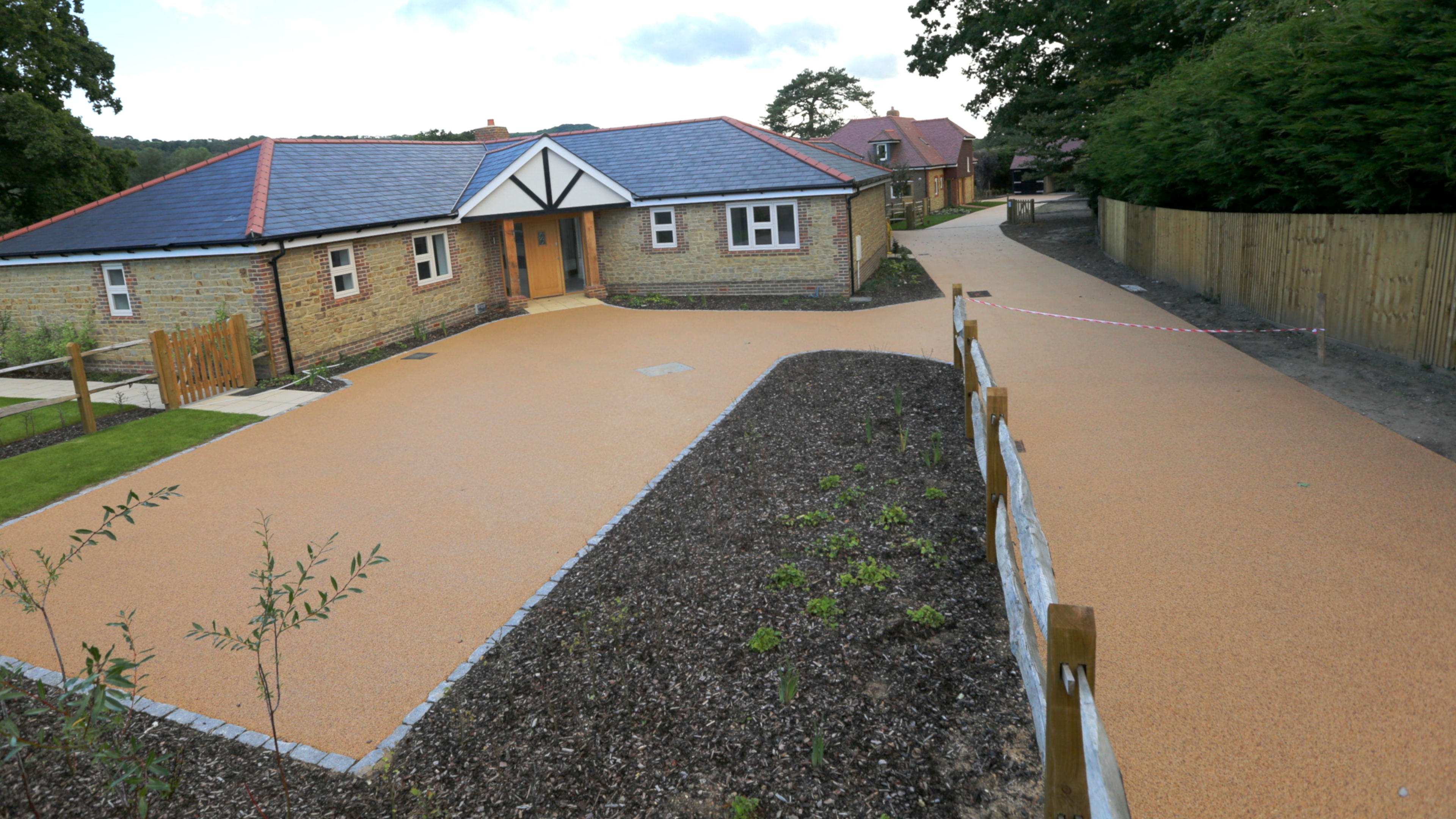 Resin Bound stone driveway after